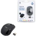 Logilink Optiskā pele 2.4 GHz ID0031, 800/1600 dpi, 10 m, 3 pogas, 2x AAA akumulators, Plug and Play