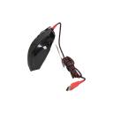A4Tech optiskā pele V7m A4TMYS43940, 3200DPI, 8 pogas, 1.8m vads, USB, 1000Hz, sarkana apgaismojums, spēļu pielietojums