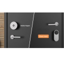 Ezviz DL01S CS-DL01S/DL01CP/A3 3in1 Komplekt Nutikas Lukk Siseruumide ja Välistingimuste Ustele Uksekella ja Lüüsi Tugevusega Hõbedane