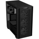 Asus Korpus A21 PLUS TG ARGB BLACK, 220mm, 430mm, 465mm, 1x 120mm tagumine ventilaator, 3x 120mm esiventilaatorid