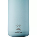 Thermobottle CityLoop Thermavac eCycle Water Bottle 0.6L, recycled stainless. Steel / light blue 2710870006 ALADDIN