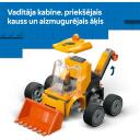 Lego Konstruktors 60483, 61 gab., gumijas riepas, iekrāvēja kauss, ekskavatora āķis, juniora minifigūra