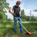 Zāles trimmeris 2-in-1 bezoglīšu 40V, POWERPLUS, POWDPG75510, 330 mm pļaušanas platums, 255 mm zāles pļāvējs