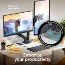 Onkron monitori kinnitus G160-B 2 ekraanile 33-81.3 cm, kandev&otilde;ime 2-8 kg, VESA 75x75 100x100 mm, kallutus -45&deg; kuni +90&deg;