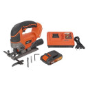 Akumulatora figūrzāģis 20V, 2Ah, 2 piederumi, POWDP25310 POWERPLUS