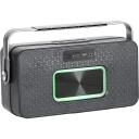 Tracer Portatīvs Bluetooth skaļrunis TRAGLO47816, 24W, 360min, 2x66mm draiveri, FM radio, AUX, USB-C, MicroSD, LED apgaismojums