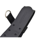 Augstākās kvalitātes ādas josta, 137 cm, melna, AW30623BL, AWTOOLS