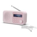 Sharp Tokyo Digitaalne Raadio DR-P420(PK), DAB/DAB+/FM, 4 x AA, 2 k&otilde;larit, Bluetooth, kaasaskantav, roosa