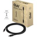 Club3D Mini DisplayPort kaabel CAC-1164 2m, 32.4Gbps, 8K @ 60Hz, HBR3, 3 kihilist kaitset, must