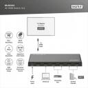 Digitus 4K HDMI l&uuml;liti DS-55332, 4K/60Hz, 5xHDMI sisend, 1xHDMI v&auml;ljund, 18Gb/s, HDR, CEC, Deep Color