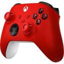 Microsoft Xbox bezvadu kontrolieris sarkans QAU-00012, 40h, 10 pogas, Bluetooth, akumulators, D-pad, koplieto&scaron;anas poga