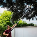 36 cm teleskopiskā zāģis ar āķi un rokturi 5.5m, John Gard, G72095, SK5 tērauds