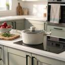 Russell Hobbs Katls RH03877C, 24cm, krēma, alumīnijs, ar vāku, saderīgs ar visām plīts virsmām