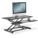 Digitus reguleeritav t&ouml;&ouml;koha alus DA-90380-1, 950x615x106-460mm, 2 monitori, maksimaalne koormus 15kg, must, laua kinnitamine