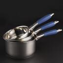 Russell Hobbs sautē&scaron;anas katliņu komplekts RH01178EU, 16cm, 18cm, 20cm, nerūsējo&scaron;ais tērauds, silikona rokturi