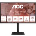 Aoc LCD monitor Q27E4U, 2560 x 1440, 350 cd/m&sup2;, 120 Hz, 4 ms, 1xHDMI, IPS, must, EPEAT Gold