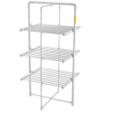 Super praktiškas ir ekonomiškas sulankstomas elektrinis skalbinių ir rankšluosčių džiovintuvas 300W 143,5×73×68 cm Baltas AD7829 Adler