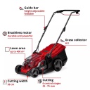 Bezvadu zāles pļāvējs GE-CM 36/36 Li, EINHELL, 3413230, 36 cm grie&scaron;anas platums, 2x4,0Ah akumulatori, 400 m&sup2; ieteicamā platība