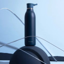 Thermobottle CityLoop Thermavac eCycle Water Bottle 0.6L, recycled stainless. Steel / dark blue 2710870001 ALADDIN