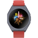 Smartwatch with 1.3&Prime; IPS touchscreen IP68 water resistance heart rate and blood pressure monitoring and 25 sport modes Otto SW-86 Red CNS-SW86RR CANYON
