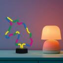Manta Dekoratīvā lampa SNL10MTT, 5W, 5V (USB) / 4.5V (3&times;AA), 1 LED, 2m vads, daudzkrāsaina / melna