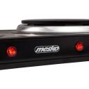 Adler elektriline pliit MS 6509, 2 tsooni, 1000 W, must, p&ouml;&ouml;rdkontroll, LED indikaatorid