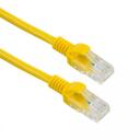 Sbox UTP kabelis UTP-05Y, 0.5m, 26AWG, Cat 5e, RJ45, RJ45, lieti un apzeltīti spraudņi, dzeltens