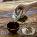 346 ml purk keeratava kaanega ja pressielemendiga - 6 tk BROWIN 132329, klaas, 8.6x8.6x10.0 cm