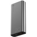Navitel Power Bank PWR20 AL Silver, 20000mAh, 3.7V, 22.5W, USB-C 5V 2.6A, 9V 2A, 12V 1.5A, Micro USB 5V 2A