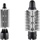 Rowenta Hair Styling Comb CF6320F0, 750 W, Juoda/&Scaron;viesiai sidabrinė, 3 Temperatūros, 3 Greičiai, Pakabinimo kilpa