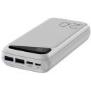 Navitel Power Bank PWR20 MX White, 20000mAh, 3.7V, 74Wh, 2xUSB-A, kahepoolsed USB-C, mikro-USB
