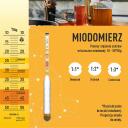 Browin medus hidrometrs 405664 mērī&scaron;anas diapazons 10-50&deg;Blg, izturīgs, dro&scaron;s, plastmasas izmērs 25 cm