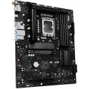 Asrock Pagrindinė plok&scaron;tė B860 PRO-A WIFI, DDR5-SDRAM, 256 GB, 4 DIMM, 1 M.2, 4 SATA III, 2.5 Gb/s LAN, Wi-Fi 6E, RGB LED