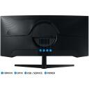 Samsung LCD monitorius LC34G55TWWPXEN 86.4 cm 3440 x 1440 UltraWide QHD LED 21:9 178&deg; 178&deg; VESA tvirtinimas