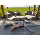 Galda piederumu komplekts 'Vancouver', Origin Outdoors, R179643, nerūsējo&scaron;ais tērauds, rožkoka rokturi, kompakts un praktisks formāts.