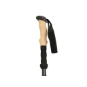 Trekking poles 'Micro-Fold', Origin Outdoors, R020180, 120-135 cm, melni, viegls alumīnijs, ergonomisks korķa rokturis