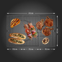 Газовый гриль для мяса и овощей 18.8kW 4 горелки нержавеющая сталь BBQ201 331201 Browin