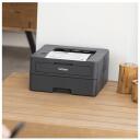 Brother Lāzerprinteris HL-L2400DW HLL2400DWRE1, 1200x1200 DPI, 30 lpp./min, 15 lpp./min divpusējā, Wi-Fi, LCD