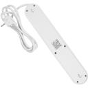 Maclean pagarinātājs MCE395 W, 110-240V AC, 50/60Hz, 2.1A, 5x F, 3x USB A, 1.5m, balts