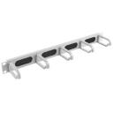 Lanberg Kaabli korraldaja 19" 1U T&uuml;&uuml;p B, AK-1203-S, 1U, 0.337kg, hall, plastmass
