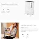 Viedais Wi-Fi gaisa mitrinātājs DUUX Bora ar Duux App/Tuya atbalstu 4 L iekštelpām līdz ~40 m² Balts DXDH20 DUUX