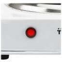 Tristar | Free standing table hob | KP-6185 | Number of burners/cooking zones 1 | Rotary | Black, White | Electric