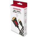 Axagon USB 2.0 RS-232 DB9-M 1,5m ADS-1PSN, 1 RS232, 1 USB 2.0, must