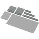 Fellowes Randme tugi 100142576 Silikoon, 60 mm, 470 mm, 17.5 mm, Antibakteriaalne, Hall, 1 tk.