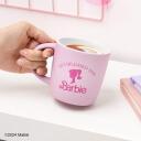 Paladone Barbie krūze PP13761BR, 0.4l, rozā, keramika, 1 krūze, trauku mazgājamā ma&scaron;īnā mazgājama