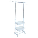 Drēbju pakaramais FERGUS 47-77x29x92-165cm, balts 17512