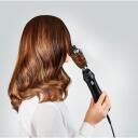 Rowenta Hair Styling Comb CF6320F0, 750 W, Juoda/&Scaron;viesiai sidabrinė, 3 Temperatūros, 3 Greičiai, Pakabinimo kilpa
