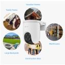 Ezviz H8C CS-H8c-3MP-4G Välistingimustes IP65 3MP 2K Nutikas 4G Pööratav 360° Kaamera MicroSD / Öönägemine Valge