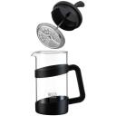 Resto prantsuse press 90509, 1000 ml, borosilikaatklaas, roostevaba terasfilter, plastmassist kaas, must