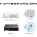 Mercusys настольный коммутатор MS106LP, 6 портов, 10/100 Мбит/с, 4 PoE+ порта, 40 Вт, управляемый коммутатор, черный